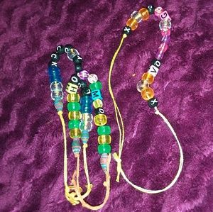 Colorful Beaded Bracelet/Ankelets